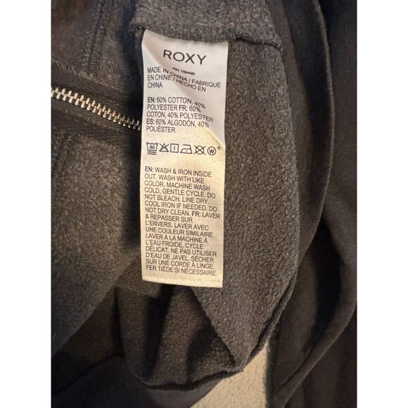 Roxy Juniors' Mountain Sweet Rhythm Graphic-Print Hoodie Gray Size-Large NWT's - Picture 7 of 8